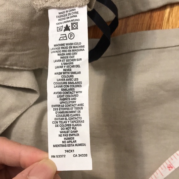 French Connection linen pants. - Picture 7 of 7